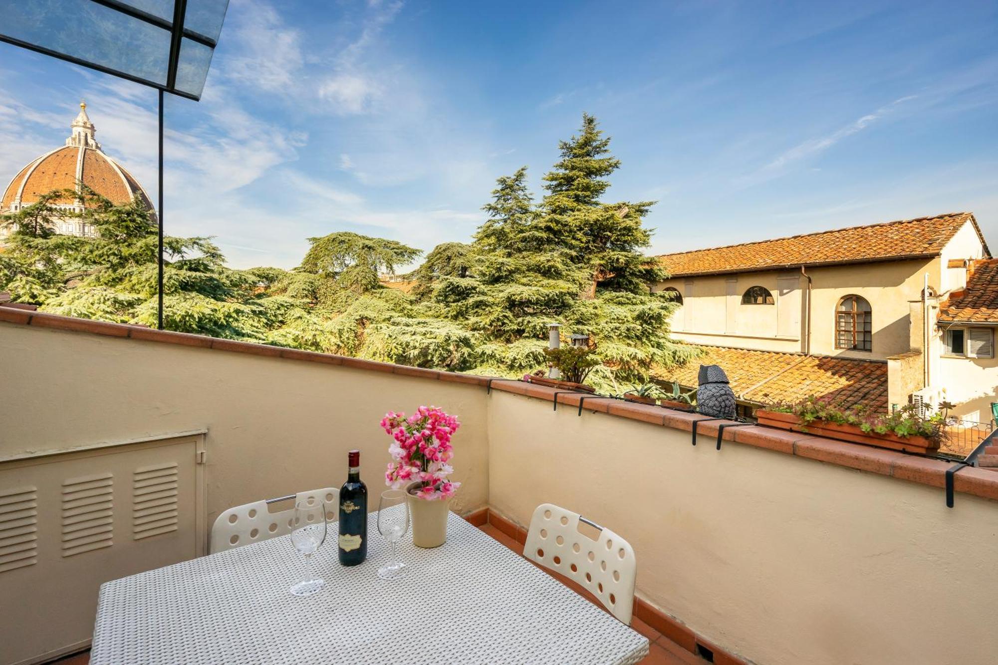 Апартаменты Penthouse Le Terrazze Duomo View Флоренция Экстерьер фото