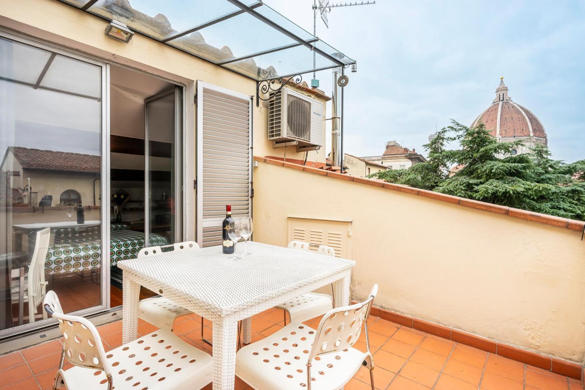 Апартаменты Penthouse Le Terrazze Duomo View Флоренция Экстерьер фото